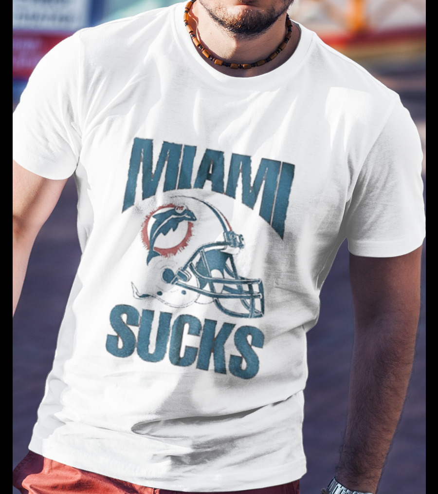 Miami Sucks Dolphins Helmet Football 2025 T-Shirt