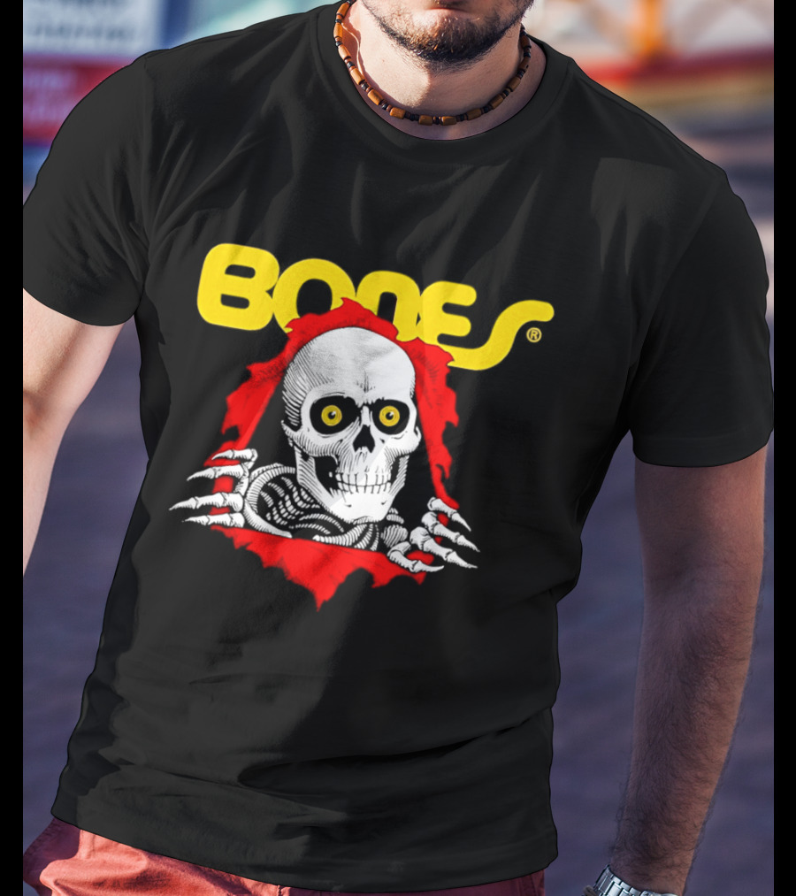 Bones Brigade Powell Peralta Ripper Skeleton Skull T-Shirt