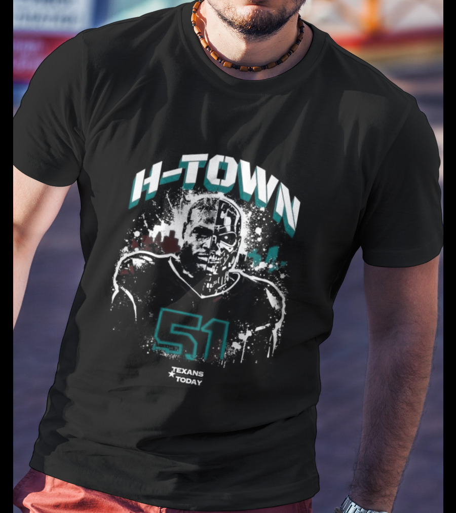 H Town 51 Will Anderson Jr. Robo Killer Texas T-Shirt