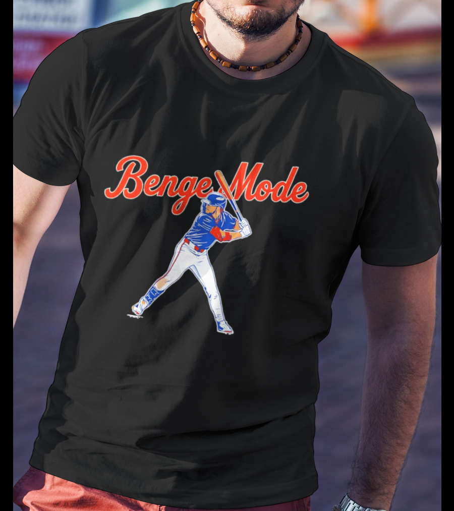 Benge Mode Carson New York Mets Baseball T-Shirt