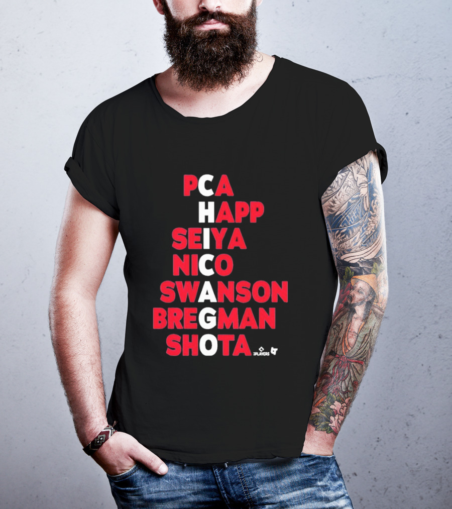 PCA Happ Seiya Nico Swanson Bregman Shota Chicago 2026 T-Shirt