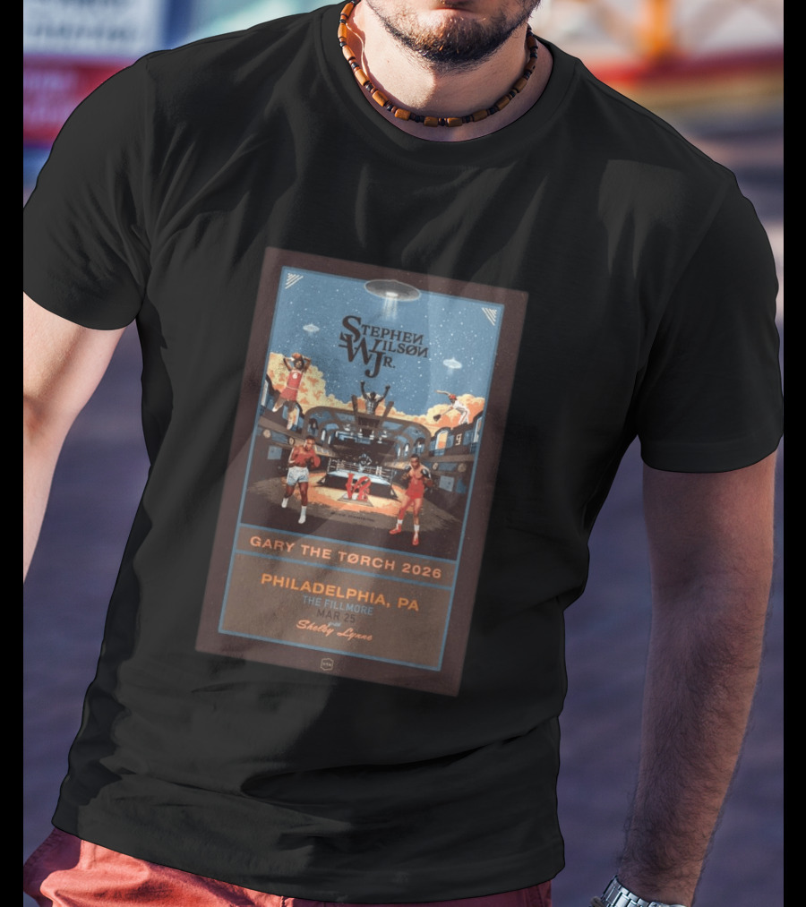Stephen Wilson JR. Gary The Torch 2026 Philadelphia PA The Fillmore Mar 25 Shelby Lynne T-Shirt