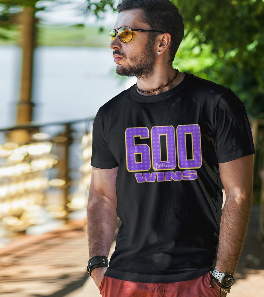 LSU Tigers Bill Torina 600 Wins Celebration 2026 T-Shirt