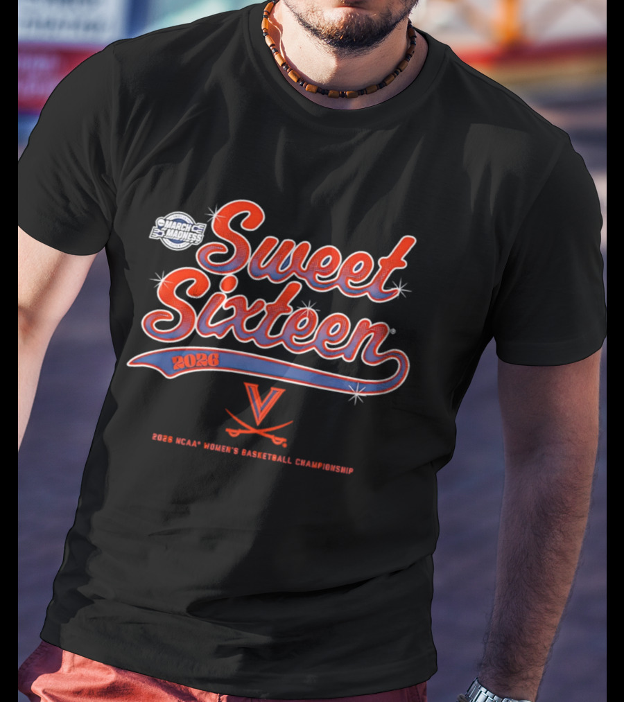 Sweet Sixteen 2026 Virginia Cavaliers NCAA Women's Basketball Championship T-Shirt
