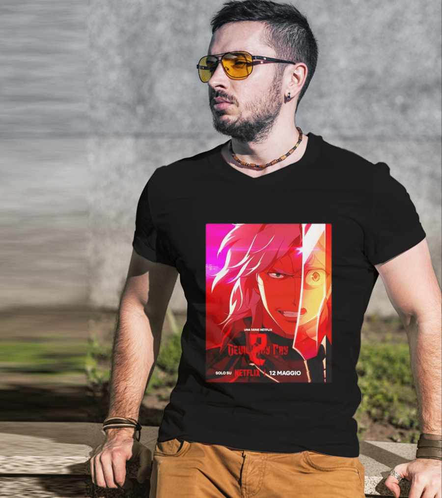 Devil May Cry Serie Netflix Solo Su Netflix 12 Maggio T-Shirt