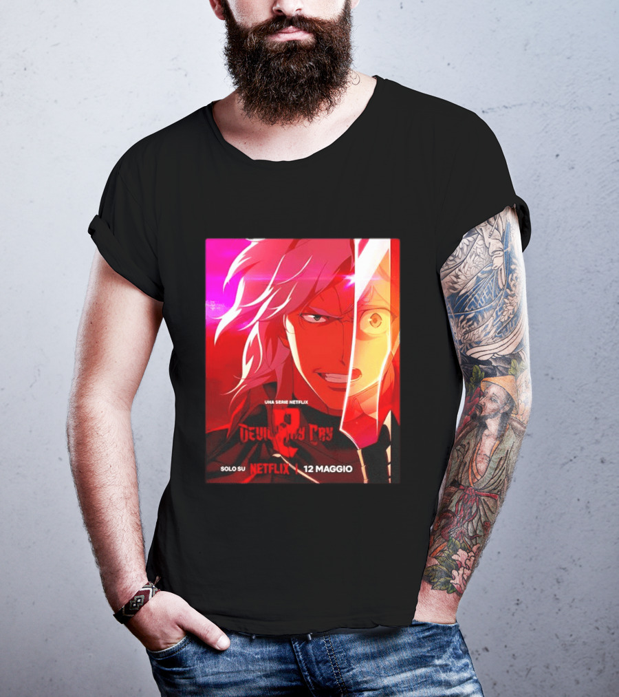 Devil May Cry Serie Netflix Solo Su Netflix 12 Maggio T-Shirt