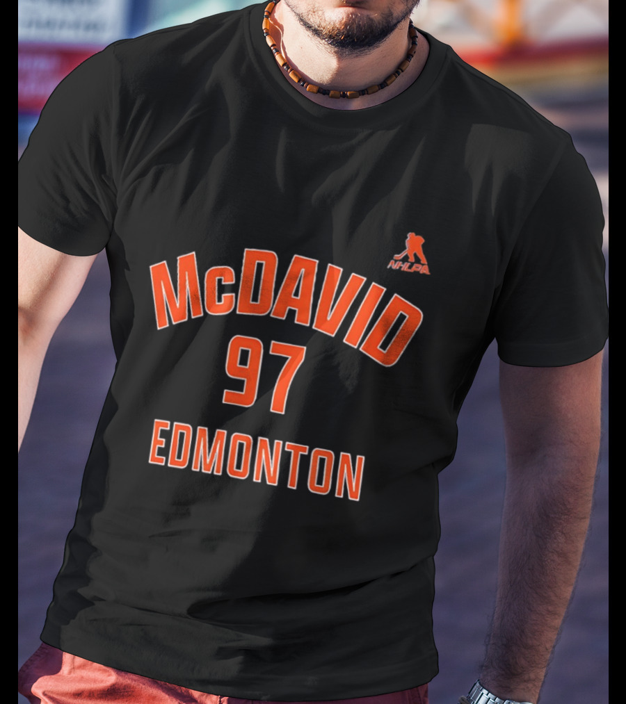 McDavid 97 Edmonton Oilers Hockey T-Shirt