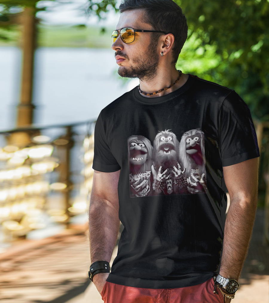 Muppet The Electric Mayhem Heavy Metal Spinal Tap T-Shirt