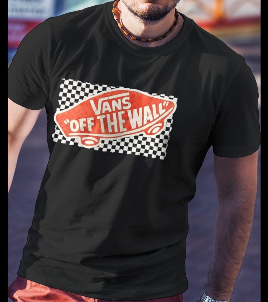 Vans Off The Wall Red Skateboard T-Shirt