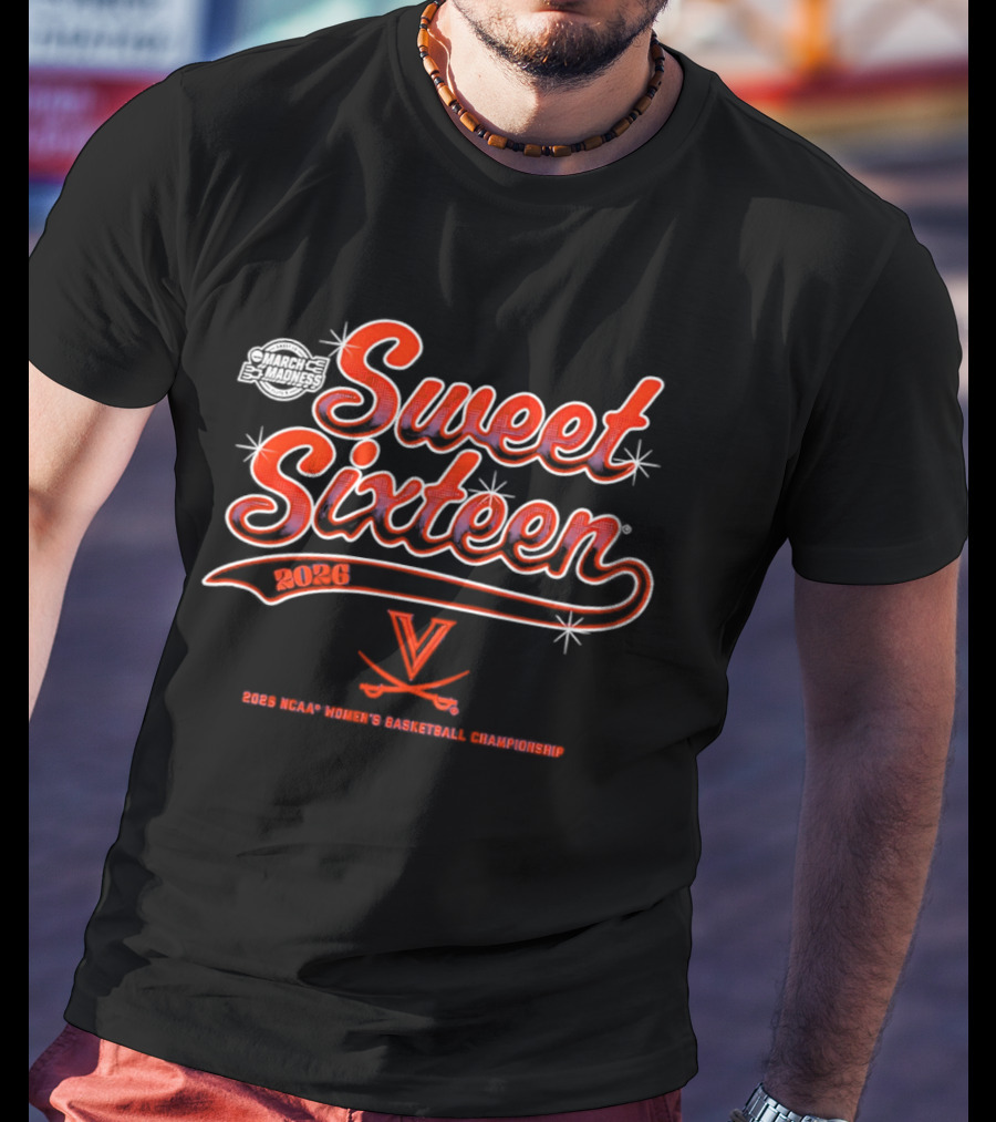 Sweet Sixteen 2026 NCAA Women's Basketball Champions Virginia Cavaliers T-Shirt