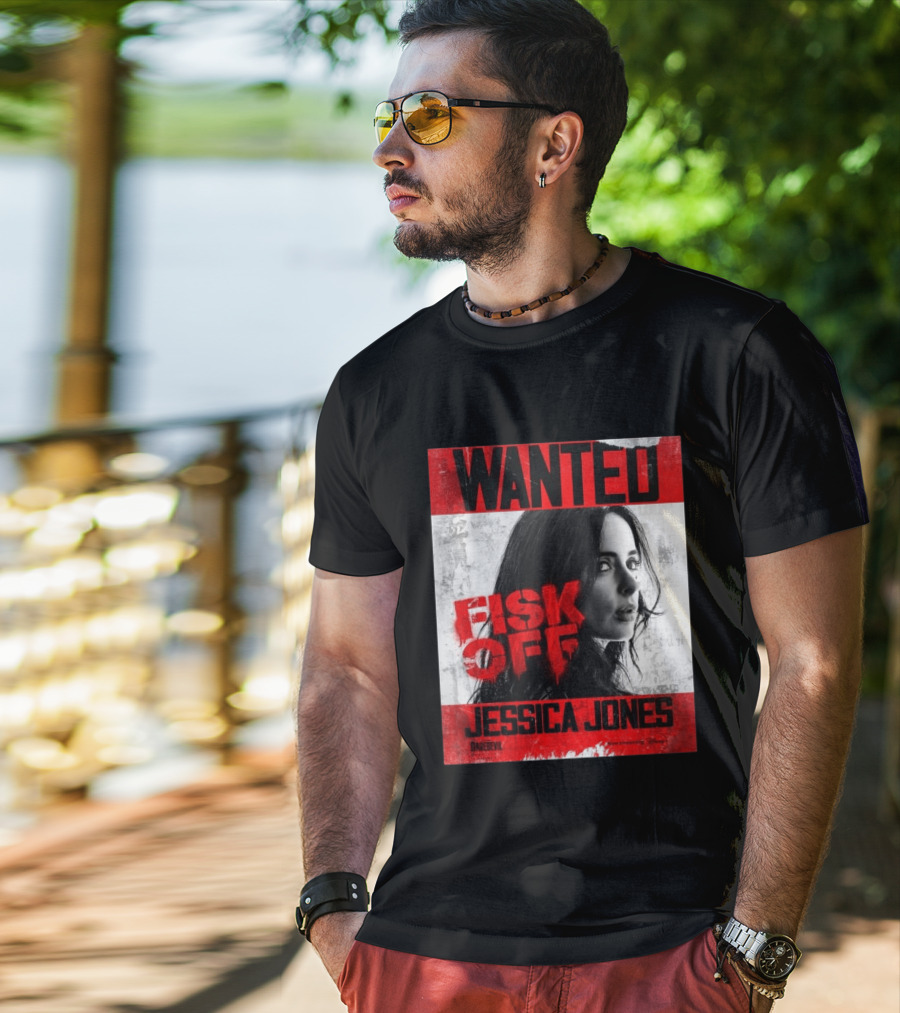 Wanted Jessica Jones Fisk Off Daredevil Born Again Season 2 T-Shirt