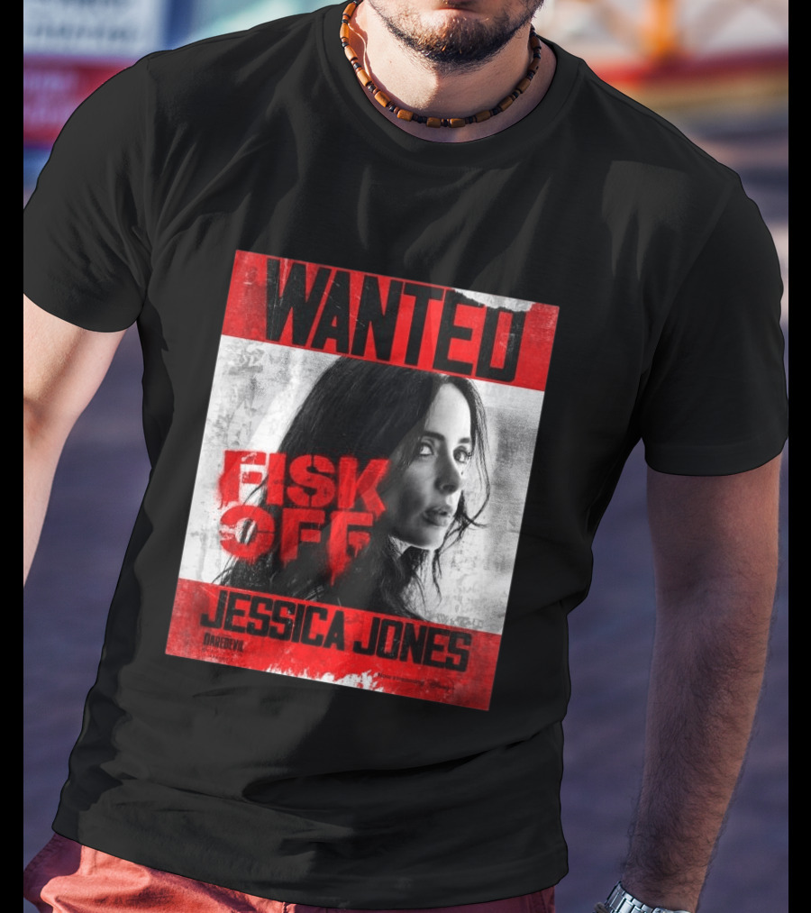 Wanted Jessica Jones Fisk Off Daredevil Born Again Season 2 T-Shirt
