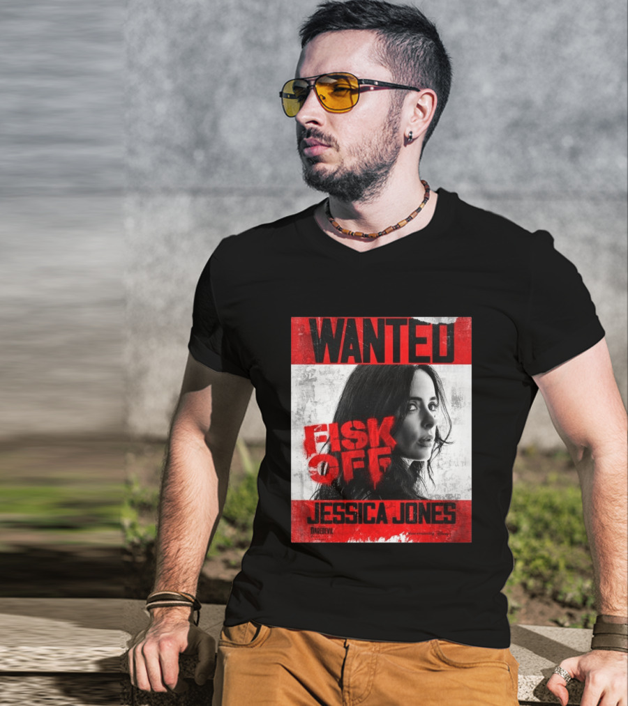 Wanted Jessica Jones Fisk Off Daredevil Born Again Season 2 T-Shirt