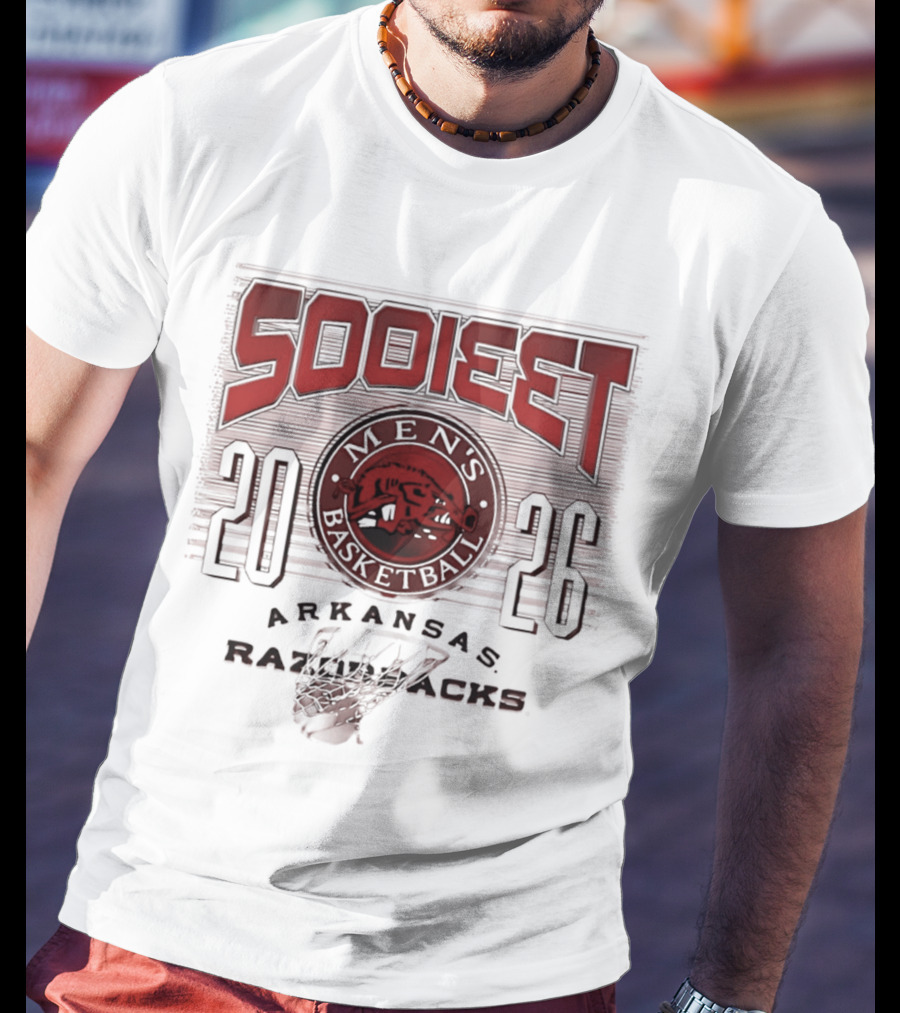 Arkansas Razorbacks 2026 SooiEet Men's Basketball T-Shirt