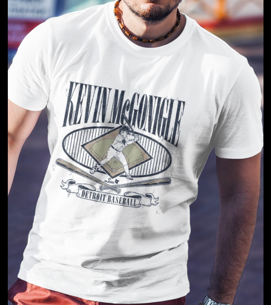 Kevin McGonigle Detroit Baseball Diamond Standouts T-Shirt