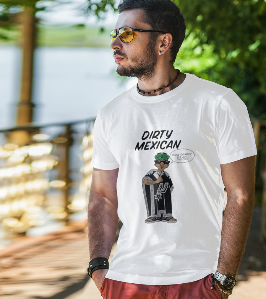 Dirty Mexican Spurs San Antonio Poncho T-Shirt