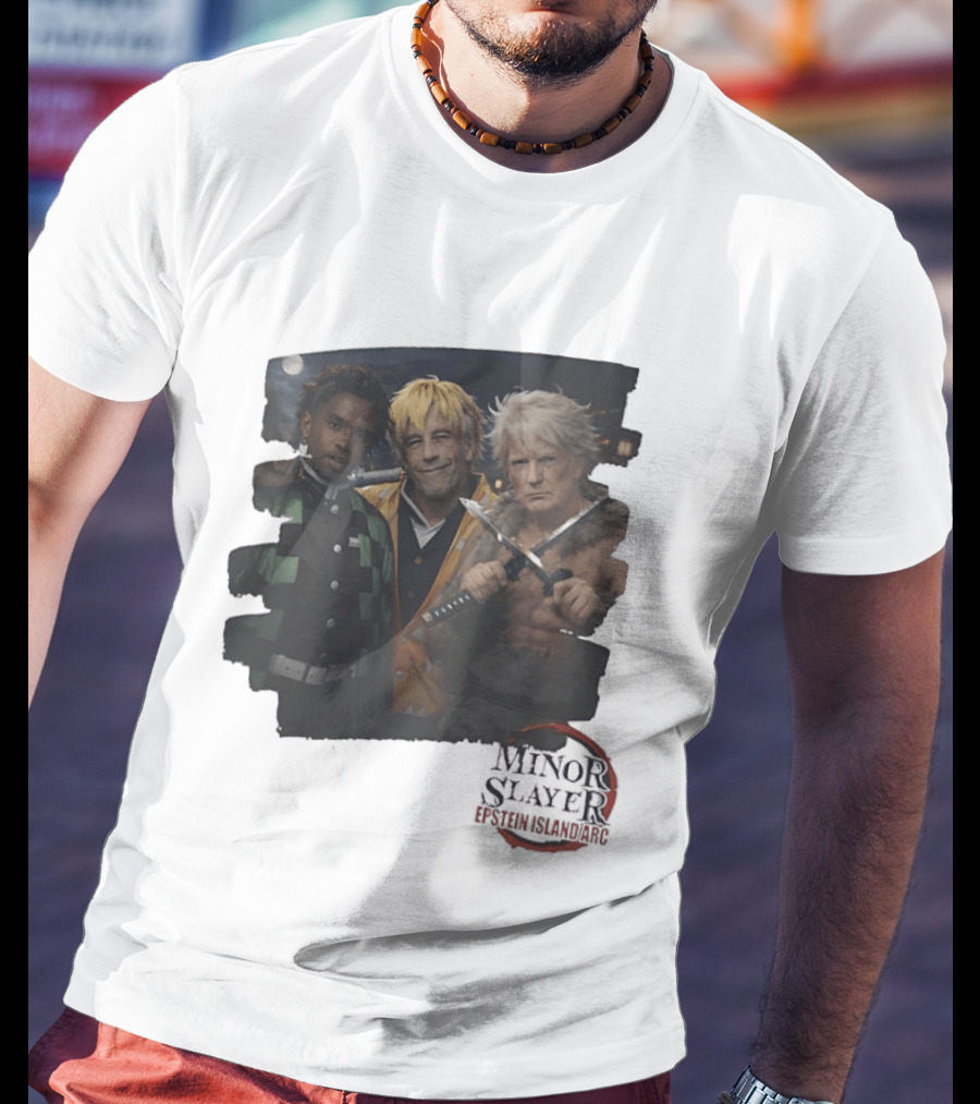 Minor Slayer Epstein Island Arc Characters Cosplay T-Shirt