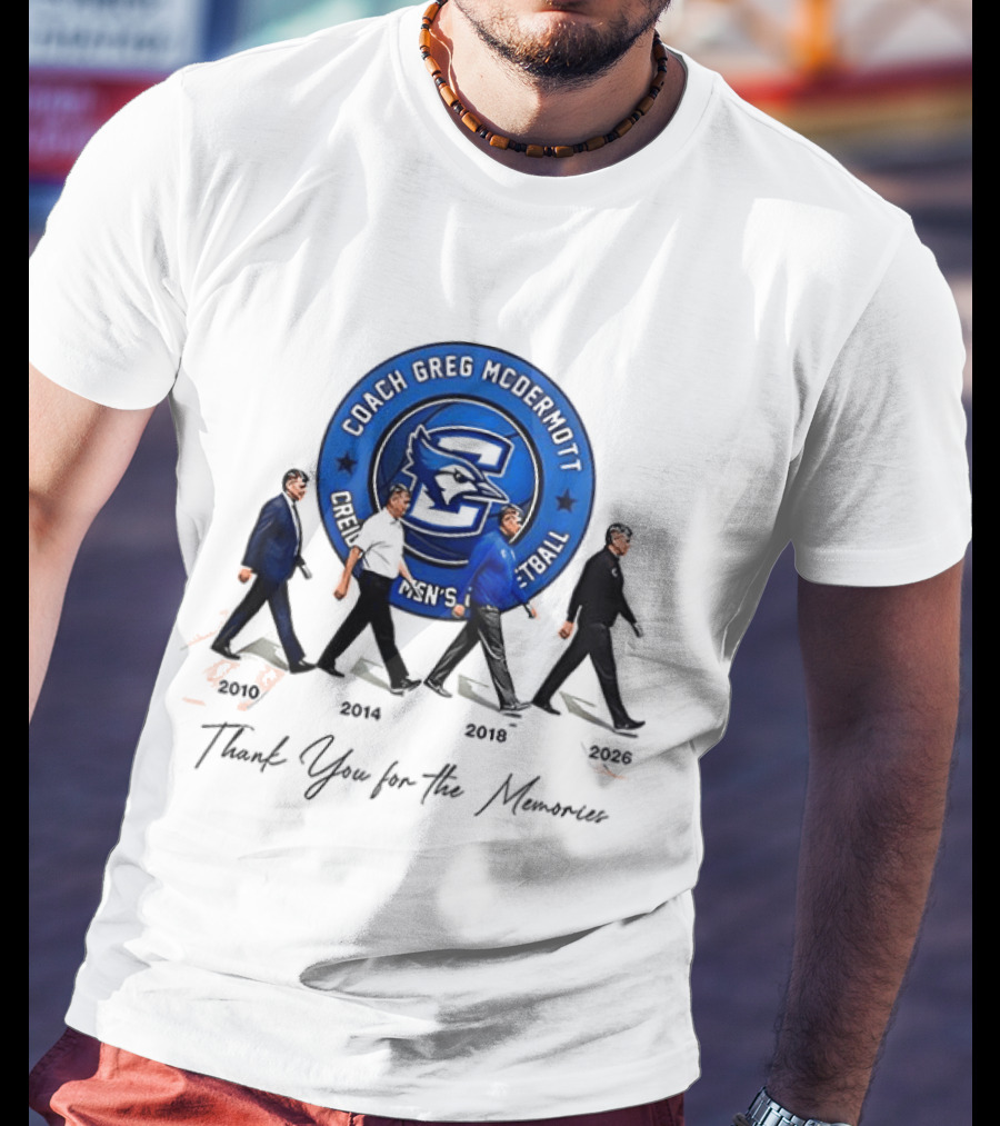 Coach Greg McDermott Thank You For The Memories 2010 2016 2020 T-Shirt