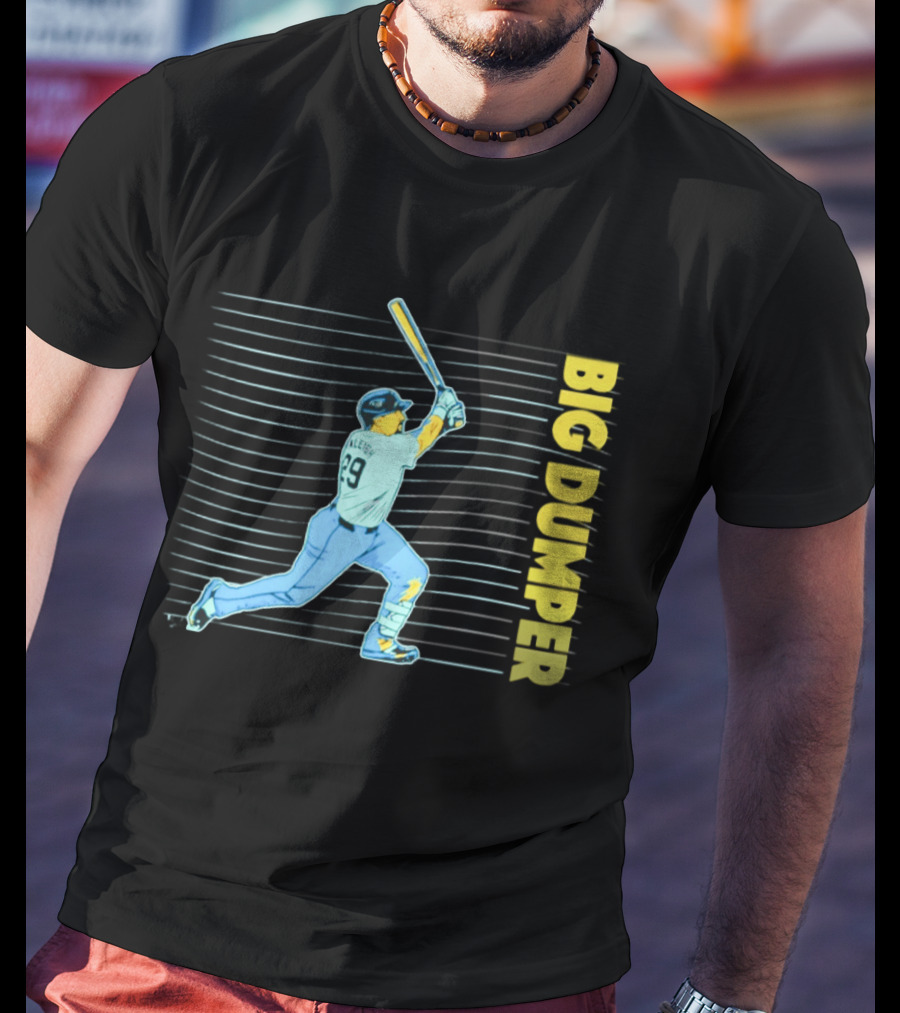 Seattle Mariners Cal Raleigh 29 Big Dumper Neon Nights T-Shirt