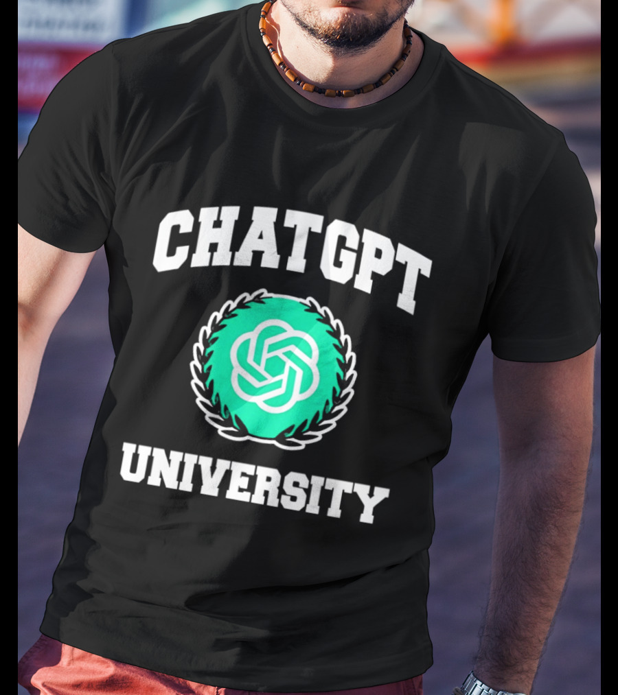 Chat GPT University Crest T-Shirt