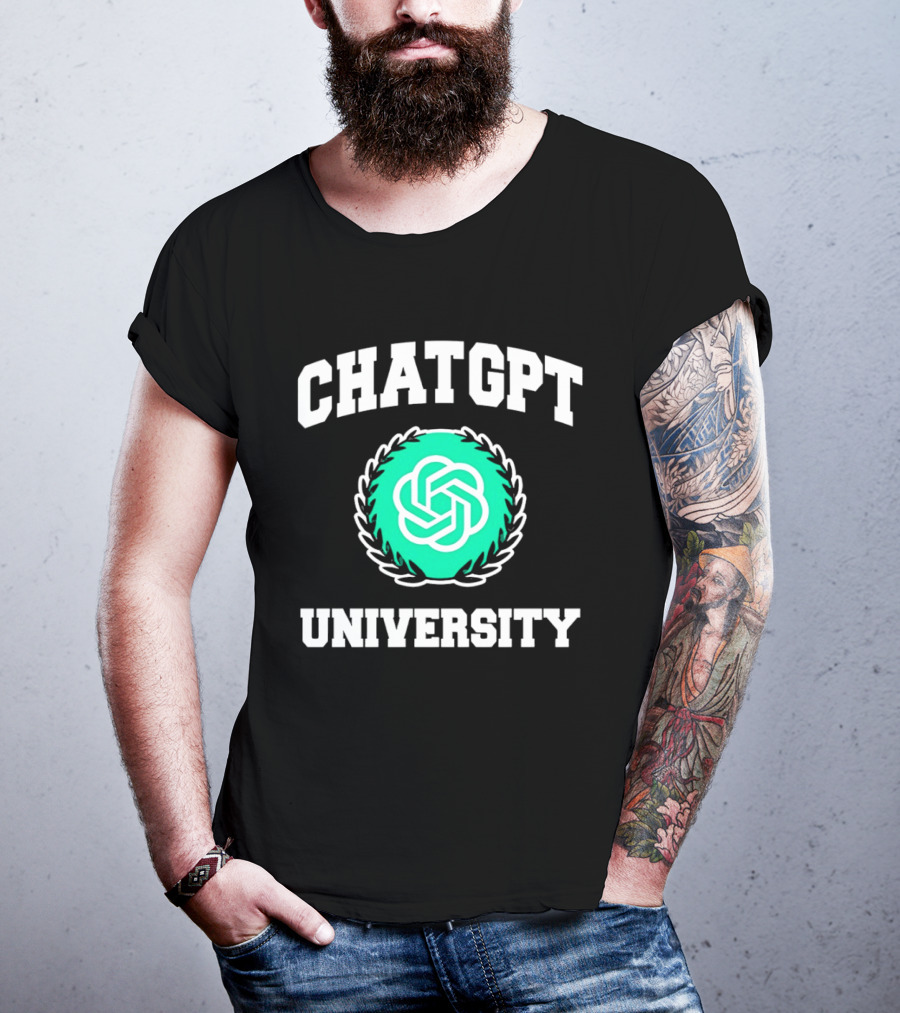 Chat GPT University Crest T-Shirt