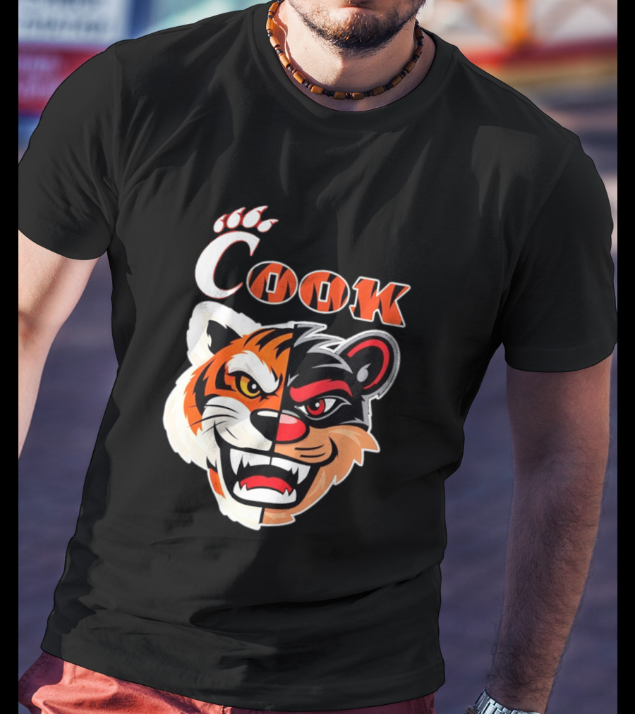 Cincinnati Bengals Bearcats Cook Split Face T-Shirt