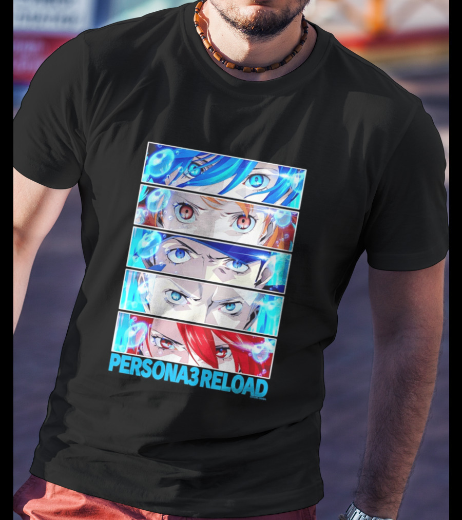 Persona 3 Reload Character Eyes Close Up T-Shirt