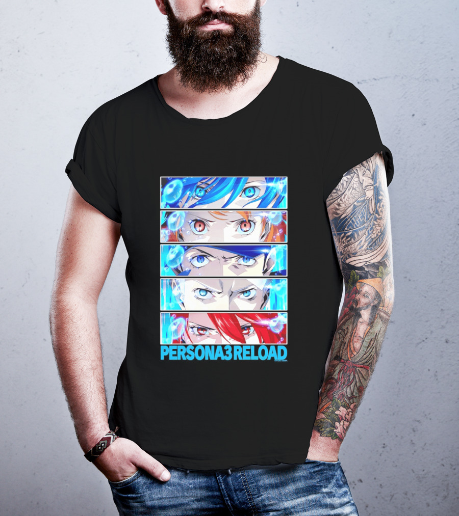 Persona 3 Reload Character Eyes Close Up T-Shirt
