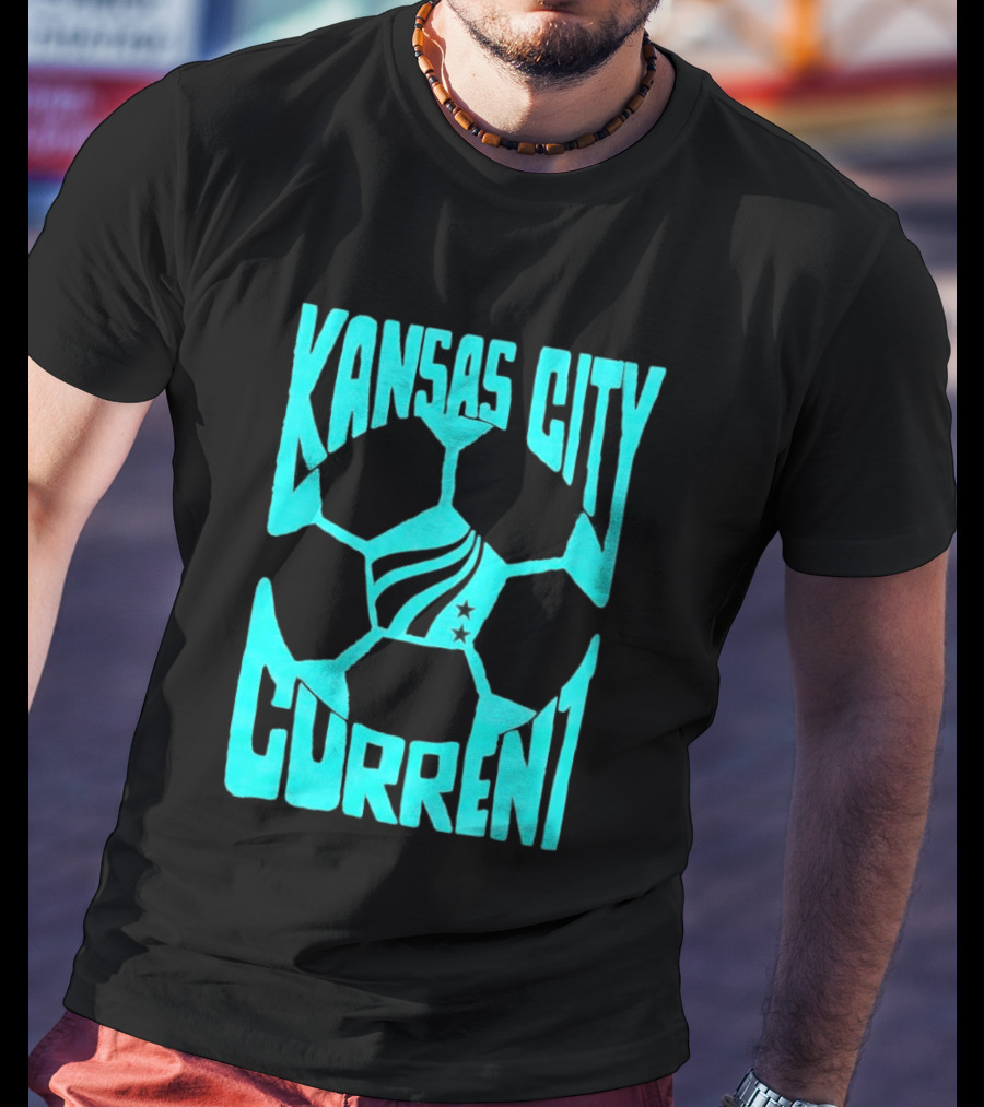 Kansas City Current NWSL Soccer Ball Kansas City Current T-Shirt