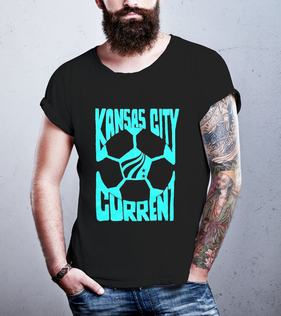 Kansas City Current NWSL Soccer Ball Kansas City Current T-Shirt