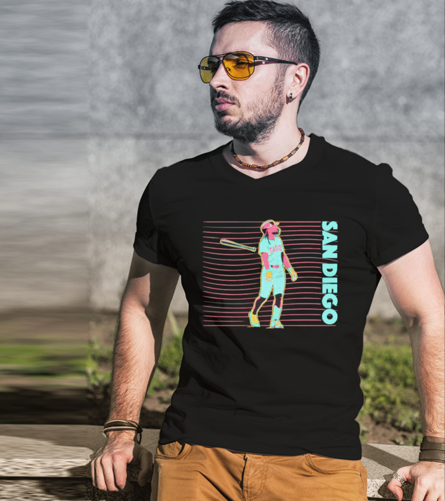 Fernando Tatis Jr San Diego Padres Neon Nights Baseball T-Shirt
