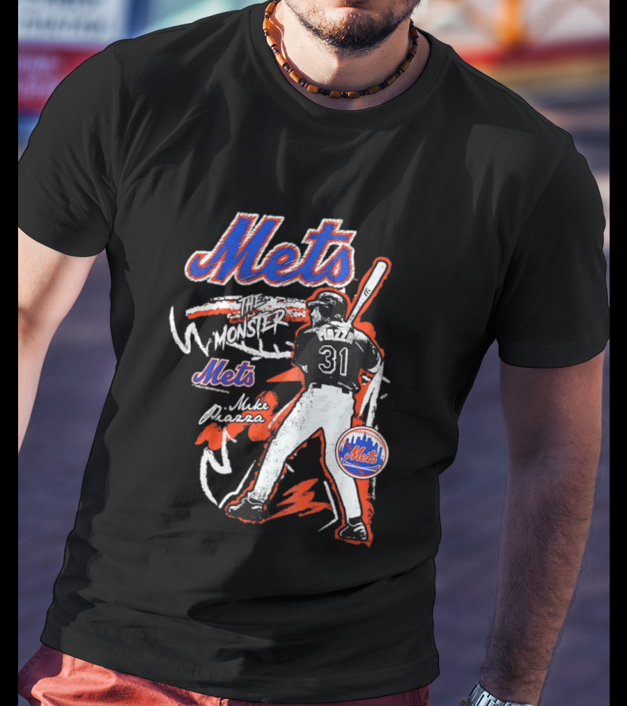 Mets Mike Piazza The Monster New York Mets 31 T-Shirt