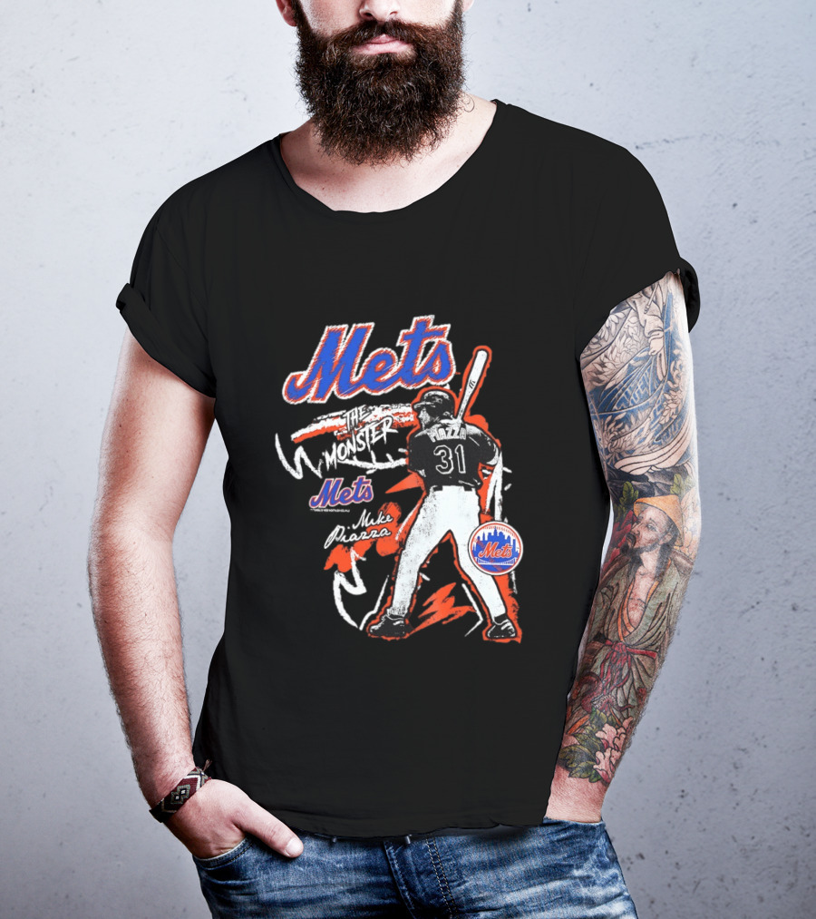 Mets Mike Piazza The Monster New York Mets 31 T-Shirt