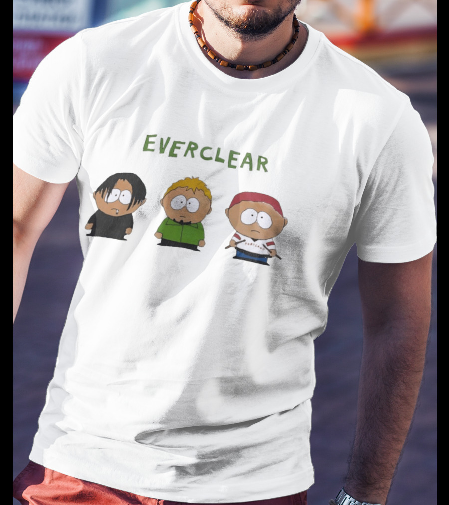South Park Characters Everclear Band Cartoon T-Shirt
