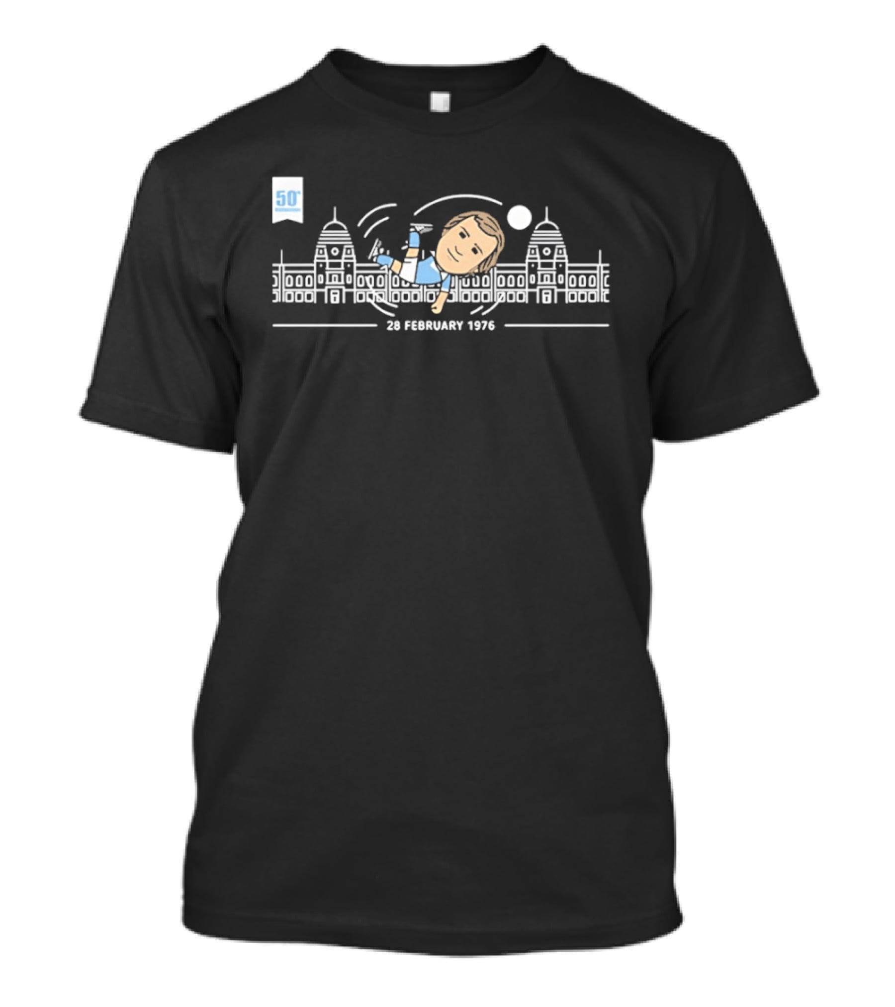 50th Anniversary 28 February 1976 Wembley Stadium Soccer Celebration T-Shirt