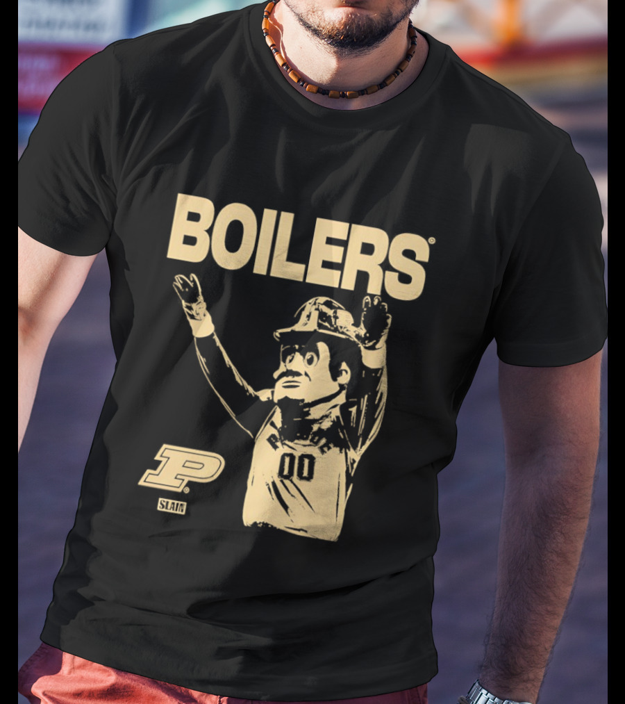 Boilers Purdue Boilermakers Slam Magazine Retro Team Spirit T-Shirt