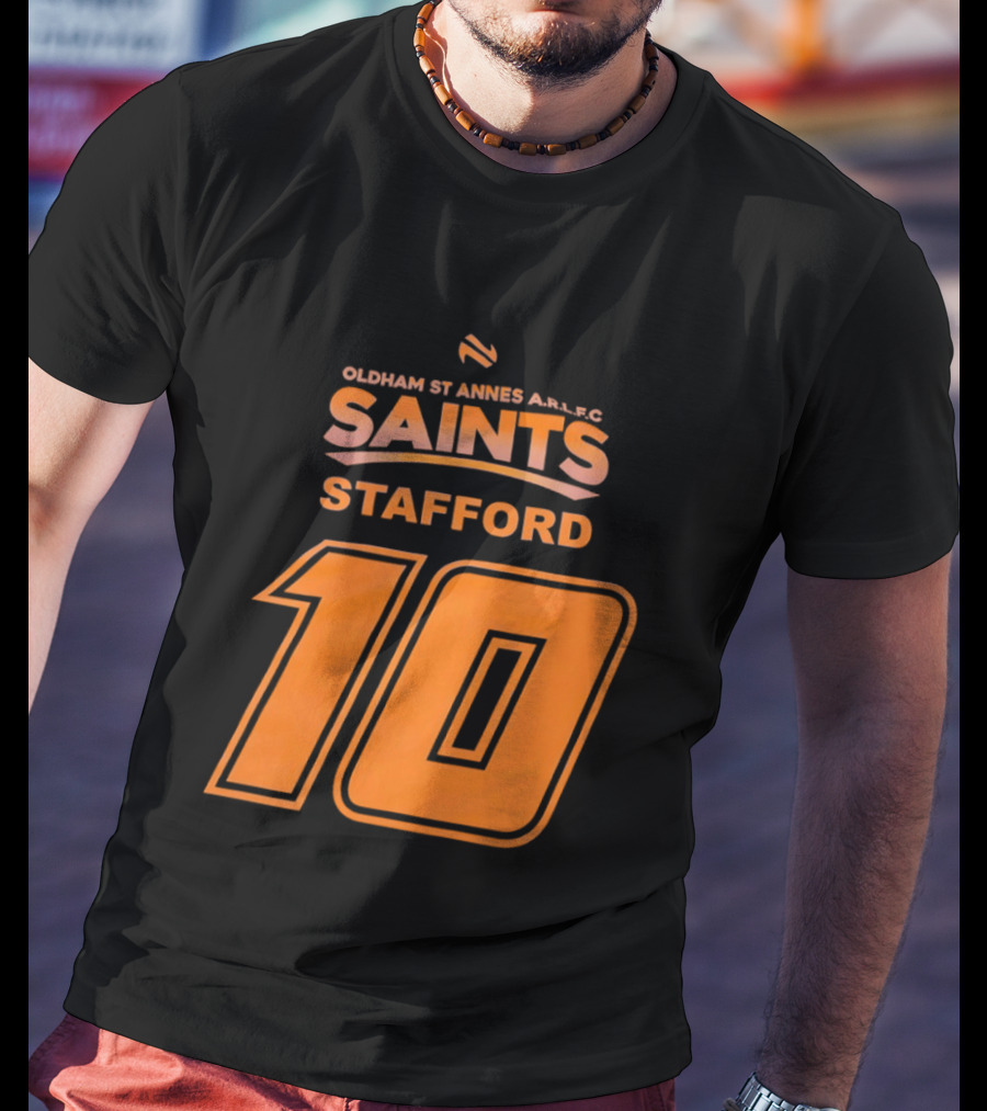 Oldham St Annes ARLFC Saints Stafford Number 10 T-Shirt