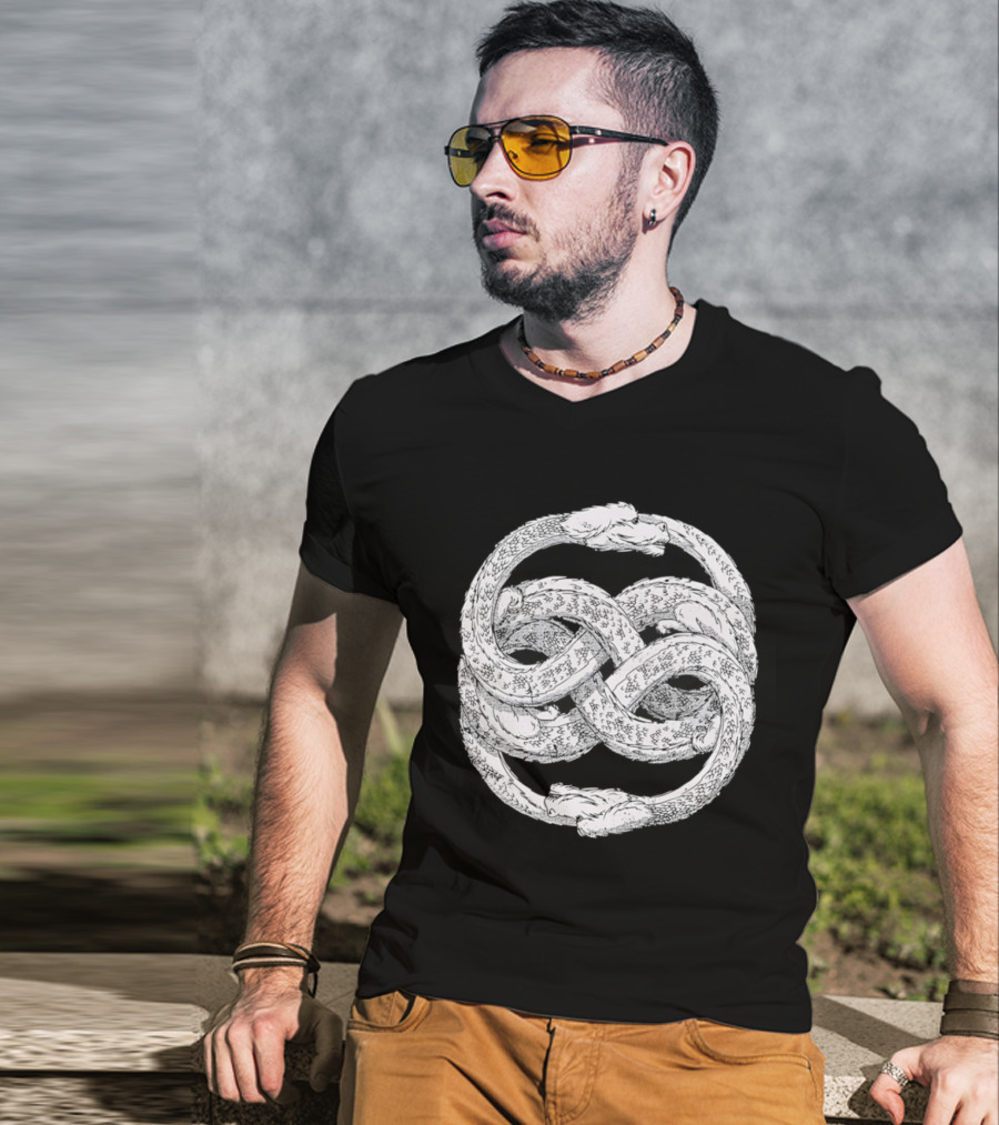 Ouroboros Dragon Infinity Symbol Mythical Creature T-Shirt