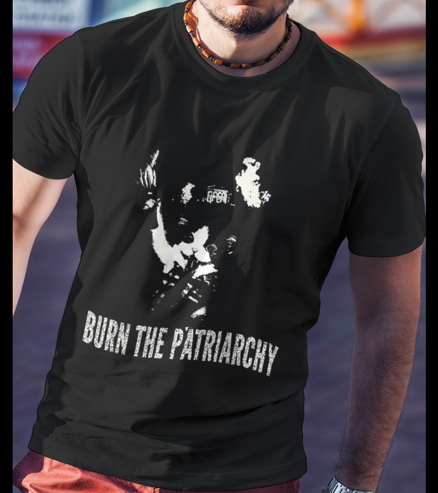Cat Burn The Patriarchy Uplift Feminism Revolution Empowerment T-Shirt