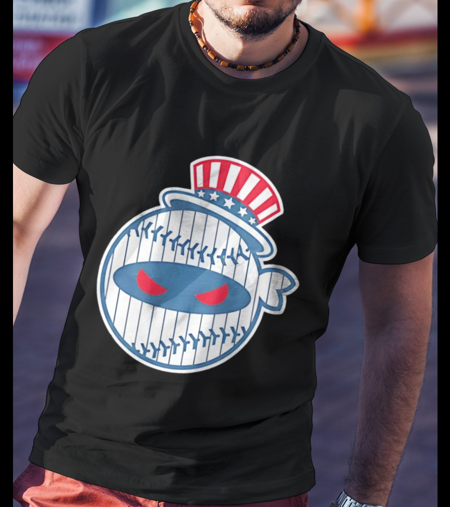 New York Yankees Pitching Ninja Baseball T-Shirt