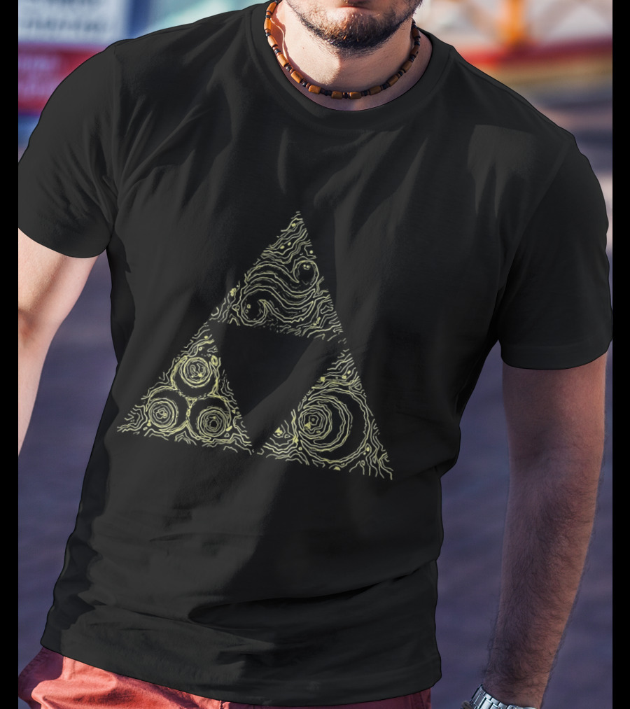 Triangle Symbol Cosmic Swirls Edition T-Shirt
