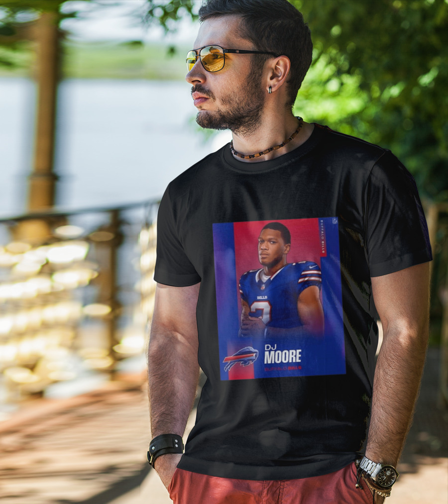 DJ Moore Buffalo Bills 2026 NFL Team Edition T-Shirt
