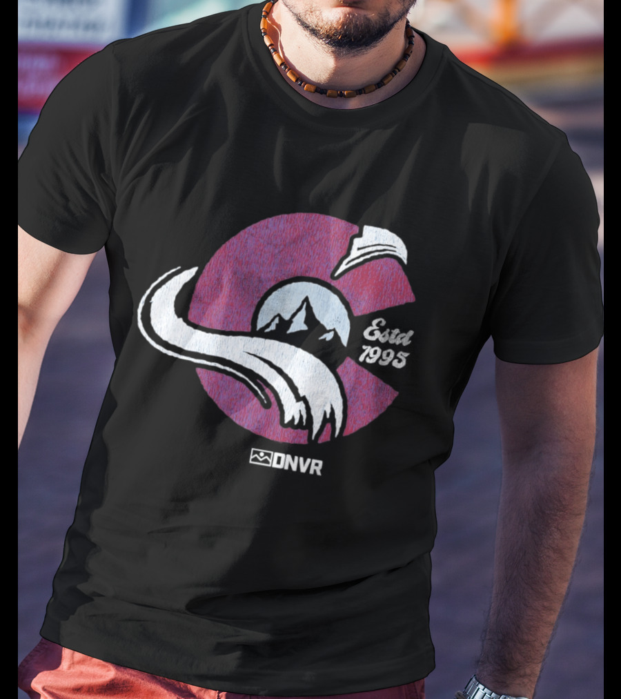 DNVR Colorado Avalanche Ice Hockey Est 1995 T-Shirt