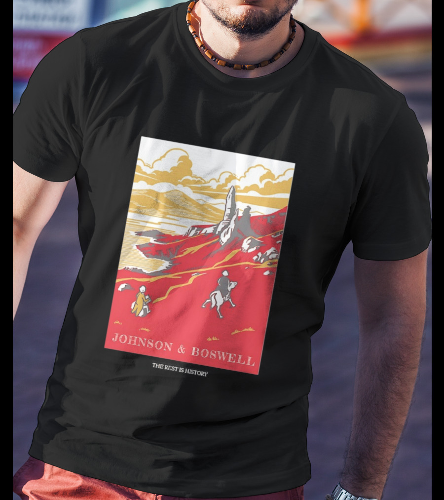Johnson And Boswell Journey Through Red Landscape And History T-Shirt