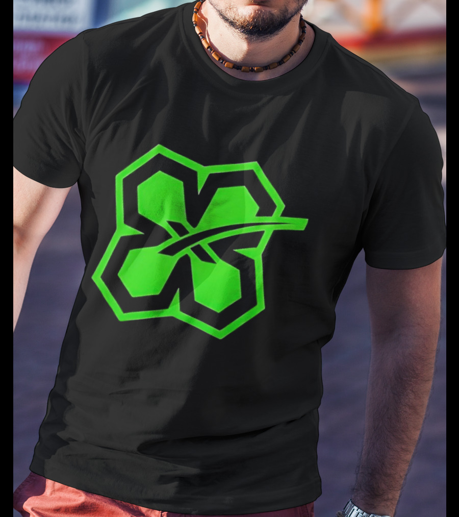Lucky Four Leaf Clover Symbol Green T-Shirt
