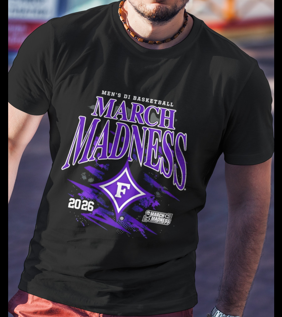 Men's DI Basketball Furman 2026 March Madness T-Shirt