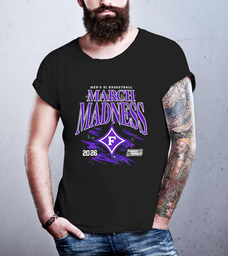 Men's DI Basketball Furman 2026 March Madness T-Shirt