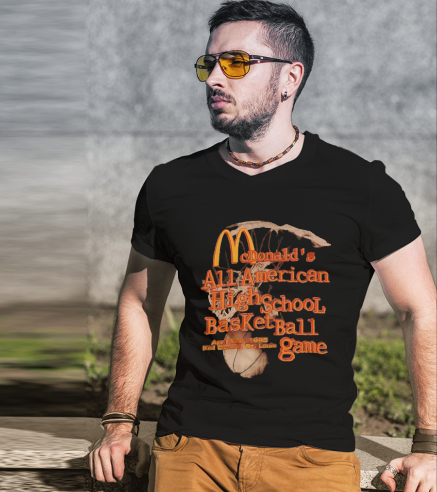 McDonald's All American High School Basketball Game April 2nd 1995 Kiel Center St. Louis T-Shirt
