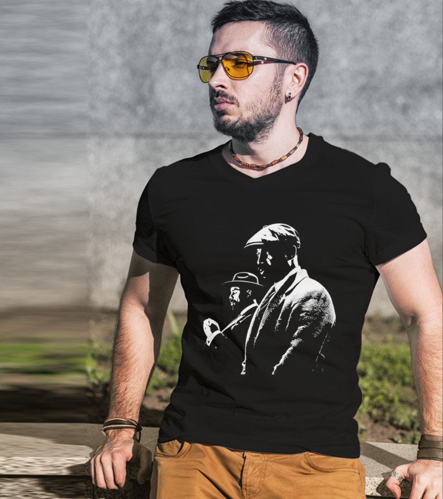Sinners Silhouette Smoke And Stack Michael B Jordan Best Actor Movie T-Shirt