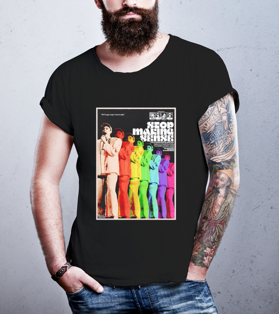 Stop Making Sense Rainbow Concert Film T-Shirt